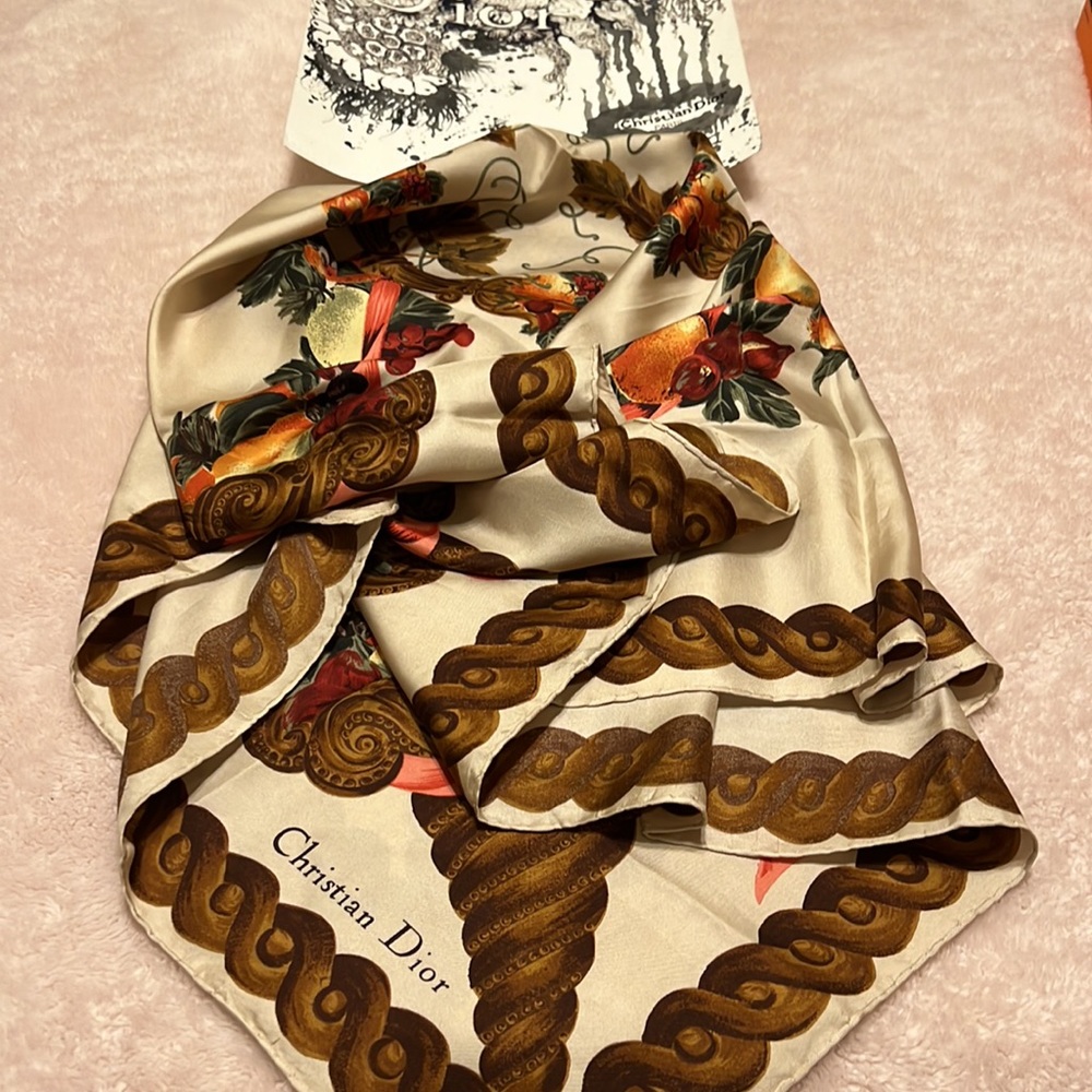 Christian Dior silk scarf - Picture 8 of 8
